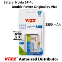 Baterai Vizz Original Double Power Nokia BP-4L BP4L E71 E72 E90 N97
