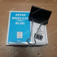 Binder Clip 280 Joyko (6 cm) Jumbo/ Binder Clip 280 Jumbo