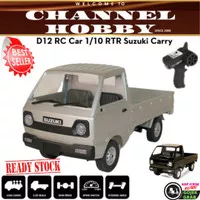 WPL D12 RC Car 1/10 / D12 Rc Drift Suzuki Carry Pickup / Mobil Rc