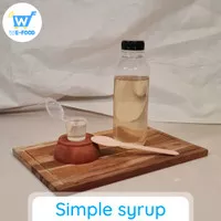 TERMURAH Gula cair Simple Syrup 500ml Repack