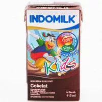 Susu UHT Indomilk Kids rasa coklat 115ml