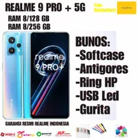 REALME 9 PRO + 5G RAM 8/128GB & RAM 8/256GB GARANSI RESMI REALME