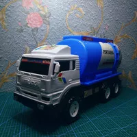 mainan anak truk tangki pertamina ukuran besar bahan plastik 2060