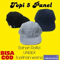 Topi Snapback 5 Panel Polos - Baseball Cap Five Panels High Quality