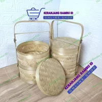 Rantang Bambu 2 susun / Rantang susun 2 / Rantang Bambu murah/ rantang
