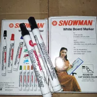 Spidol Snowman Whiteboard (1 pack isi 12 pcs)