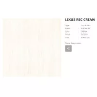 Keramik Lantai 60x60 Kilap Rectified Platinum Lexus Cream / Grey