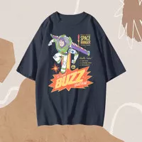 kaos buzz lightyear toy story vintage style oversize