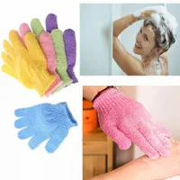 Bath Gloves Sarung Tangan Mandi Scrubber Exfoliating Tubuh Glove Busa