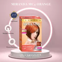 Miranda Hair Color Premium Cat Pewarna Rambut Miranda MC 4 Orange