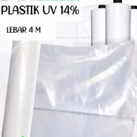 PLASTIK UV 14% GREEN HOUSE 200 MICRON 0.20MM LEBAR 4 METER