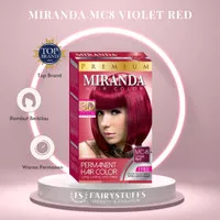 Miranda Hair Color Premium Cat Pewarna Rambut Miranda MC 8 Violet Red