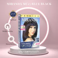 Miranda Hair Color Premium Cat Pewarna Rambut Miranda MC 15 Blue Black