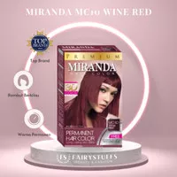 Miranda Hair Color Premium Cat Pewarna Rambut Miranda MC 10 Wine Red