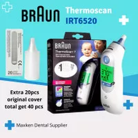 Braun thermoscan 7 thermometer IRT6520 termometer telinga thermo ear - IRT6520 only