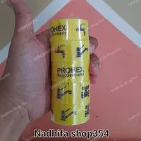 Seal Tape prohex germany Size : 3/4" x 10 mtr yellow