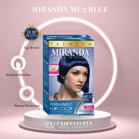 Miranda Hair Color Premium Semir Cat Pewarna Rambut Miranda MC 2 Blue
