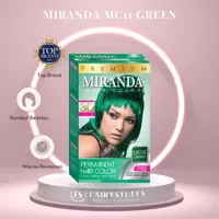Miranda Hair Color Premium Cat Pewarna Rambut Miranda MC 11 Green