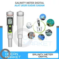 Salinometer Tester Salinity Meter Pen Salinity & Temperature 0 - 199.9