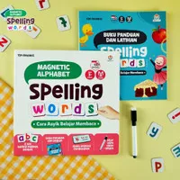 Magnetic Alphabet Spelling Words - ziyad books - belajar membaca