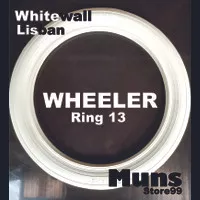 WHEELER Lis ban Lisban White Wall Whitewall Ban Mobil Ring 13