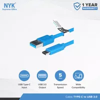 Cable NYK Kabel USB 3.0 Type C 1.5 Meter