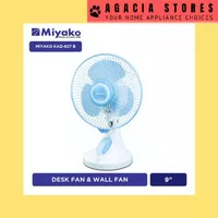 Kipas Angin Miyako KAD 927 B Kipas Angin Meja 2 in 1 Desk Fan Wall Fan