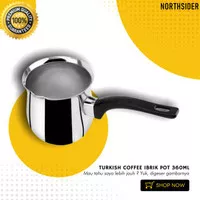 Bagus ! Turkish Coffee Pot Stainless 360Ml | Ibrik Panci Mini Seduh