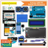 Arduino UNO R3 Starter Kit Ultrasonik Lengkap Panduan dan Program