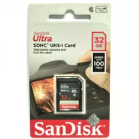 SDHC 32Gb Sandisk Ultra Class10 80MB/s UHS-I Memory Card Original