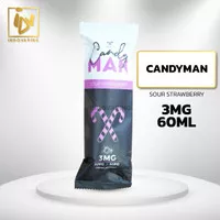 Liquid Vapor Vape - Fruity Candy Man Sour Strawberry 3mg 60ml By TNT