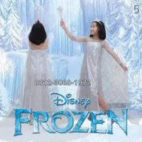 Baju Pesta Anak Perempuan Ulang Tahun Kostum Princess Elsa Frozen 2