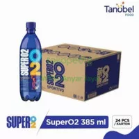 Air Oksigen Super O2 385/600ml 24pcsDus/Karton Botol minuman kesehatan - 385ml