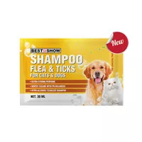 Best In Show Flea & Tick for Cat & Dog Shampoo Sachet 30ml