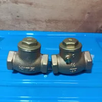 Swing Ceck Valve 3/4Kuningan Kitz asli ory