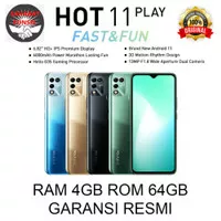 Infinix Hot 11 Play Ram 4/64Gb Resmi