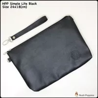 CLUTCH HANDBAG HUSH PUPPIES SIMPLE LITE BLACK HITAM SUPER QUALITY