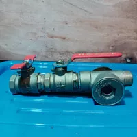 test drain valve 1 inch bahan kuningan