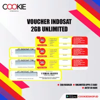 Voucher Indosat 2GB Unlimited