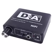 DAC Konverter Audio Digital Coaxial Toslink SPDIF ke 3.5mm AUX RCA