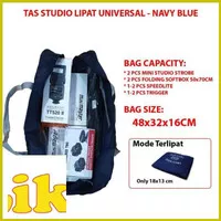 LIK12376 - Tas Lampu Studio Universal Model Lipat - Tas Godox Yongnuo