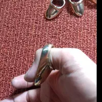 panahan cincin thumb bow Kuningan finger tab panahan asli kuningan