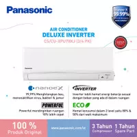 Ac Panasonic Deluxe Inverter 3/4 pk CS/CU-XPU7XKJ XPU7XKJ NANOE X BEST