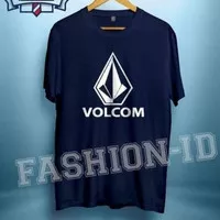 kaos tshirt polos logo Volcom tengah murah distro paling laris