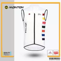 Vest Sepeda MONTON Holiday White New Series 2022 Cycling Vest gillet