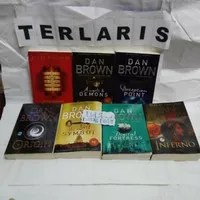 PAKET 7 NOVEL DAN BROWN - INFERNO - ORIGIN - ANGELS AND DEMONS