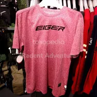 Kaos Eiger Heat T-Shirt Red Merah 91000 3625 Original Keren Cowok Awet