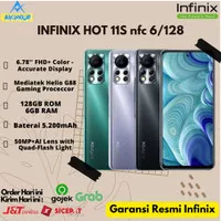 Infinix Hot 11s NFC 6/128 Gb New Garansi Resmi Infinix