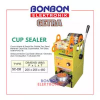 Getra Cup Sealer SC-D8 (Mesin Penyegel Gelas Plastik Manual)