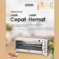 Oven Signora Galaxy Hg resmi, ready stock +bonus